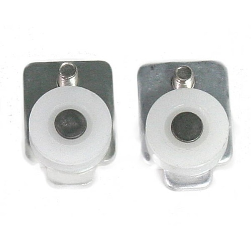 網戸用取替戸車 不二 FF-3060用2個入 シルバー [2個]