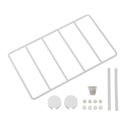 ワイヤーシェルフ ショート ホワイト [1個]