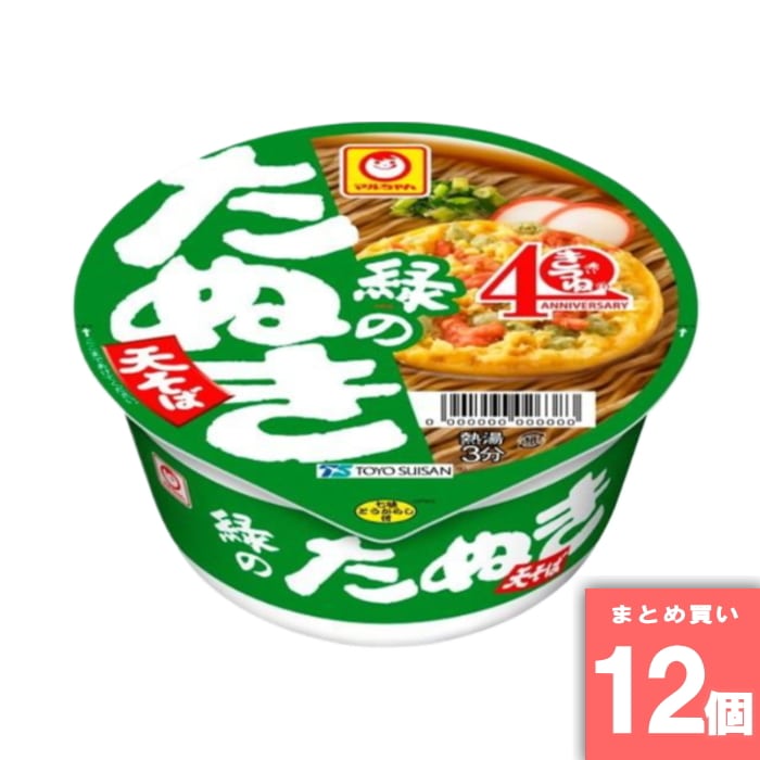 [取寄10][まとめ買い]【12個セット】マルちゃん 緑のたぬき 101g [4901990522748]