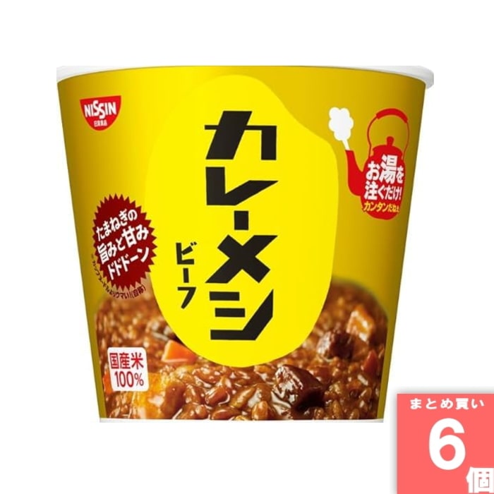 [取寄10][まとめ買い]【6個セット】カレーメシ ビーフかれーらいす 107g [4902105945346]