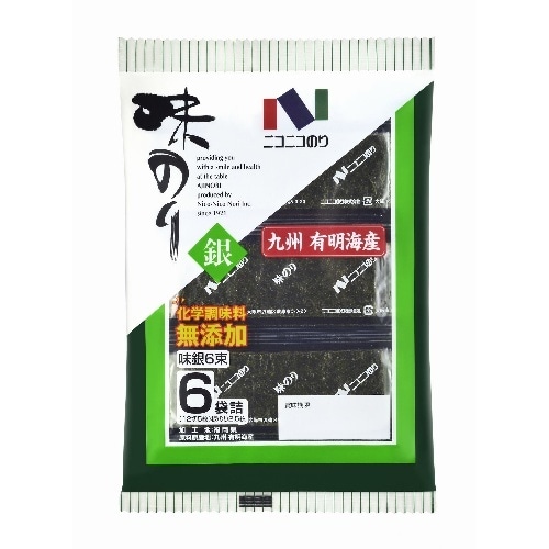 味付のり 銀 6束 [1個]