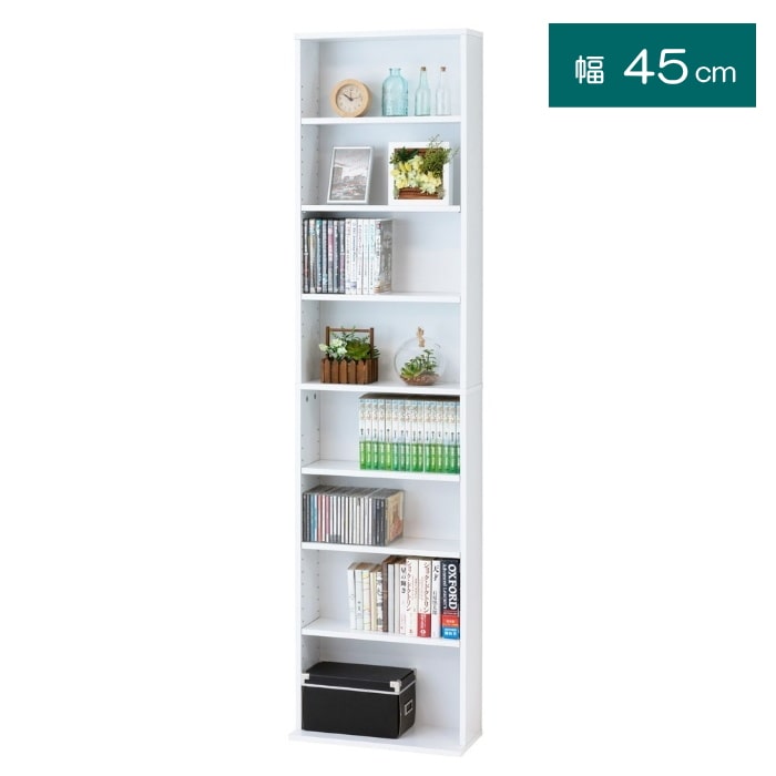 文庫本棚 W450  S 39365 ホワイト (本州四国九州限定)
