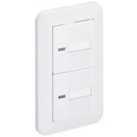 コスモワイド 埋込ほたるダブルスイッチB WTP50512WP