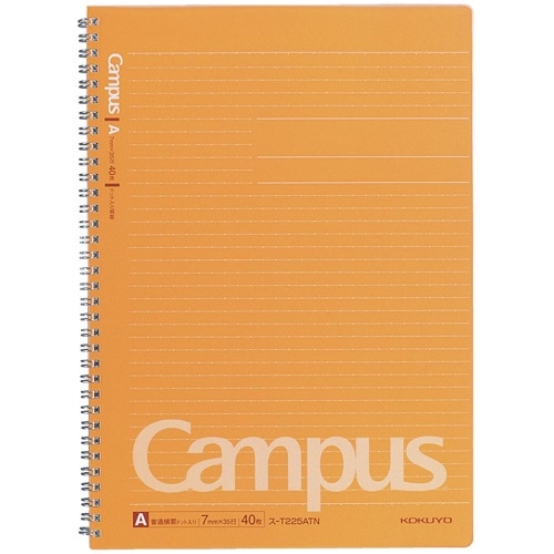 キャンパスツインPPドットA罫40枚A4 ス-T225AT