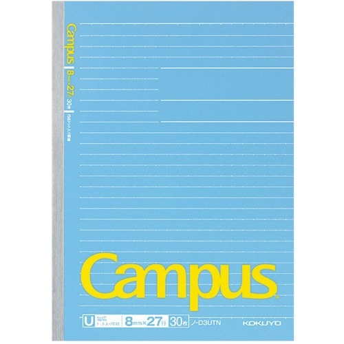 キャンパスノート幅広ドットU罫セミB5 ノ-D3UT