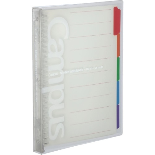 キャンパススライドバインダーB5ミドル透 ル-P333NT 透明