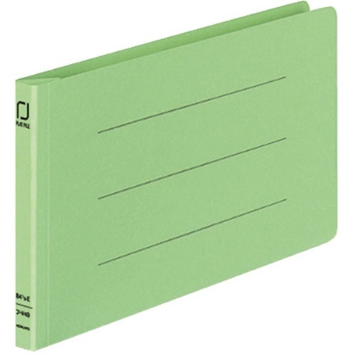フラットファイルB4 1/3E●2穴 フ-49G 緑