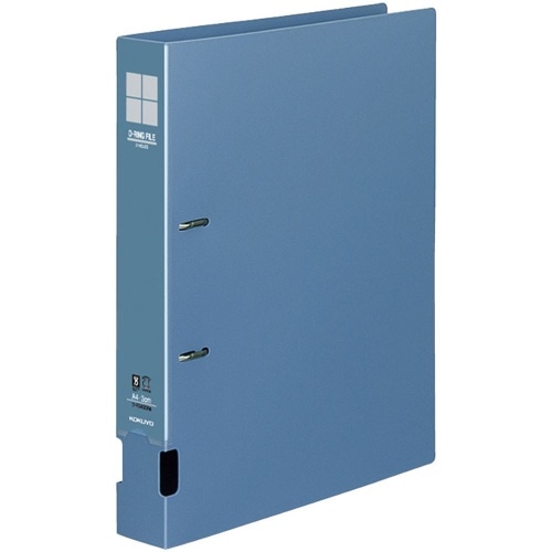 Dリングファイル A4S 30MM フ-FD430B 青