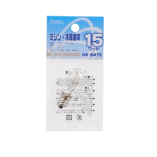 ミシン.冷蔵庫E12-C LB-T0215-C クリア