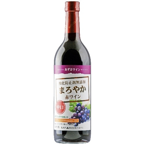 アルプス あずさ まろやか赤 中口 720ml