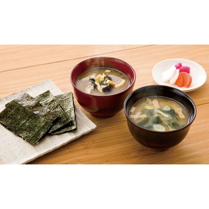 フリーズドライみそ汁＆有明のり セット [直送商品](4221-105)