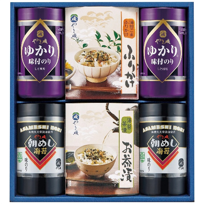 [直送商品]やま磯 海苔・茶漬・ふりかけ詰合せ 味ぐるめ-6A (1251-070)
