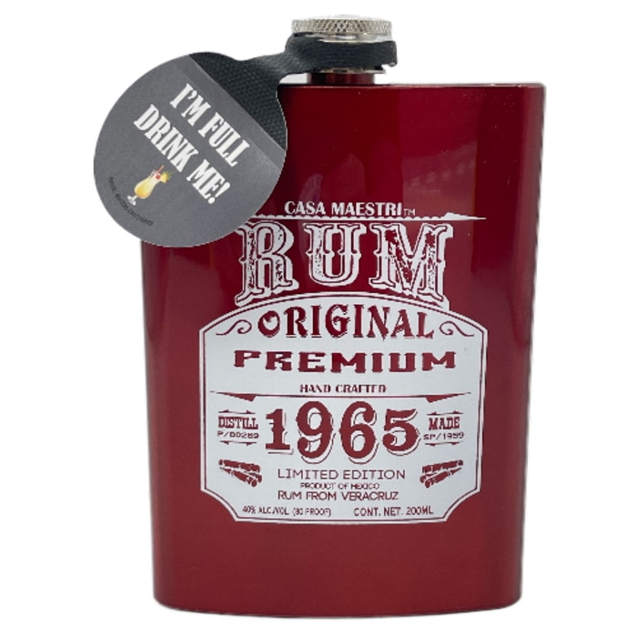 【正規品】カサ マエストリ ラム フラスクボトル 40度 200ml