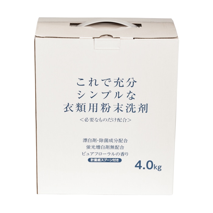 シンプルな衣類用大型粉末洗剤　【１個】