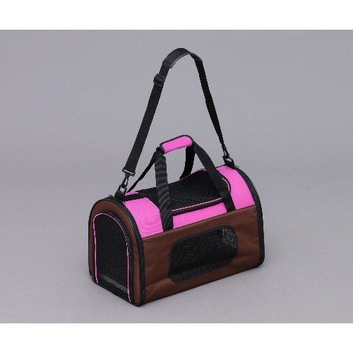 アイリスオーヤマ 折りたたみソフトキャリーMサイズ POTC-500A ピンク [1個]