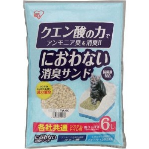 アイリスオーヤマ システムトイレ用におわない脱臭サンド [6L]