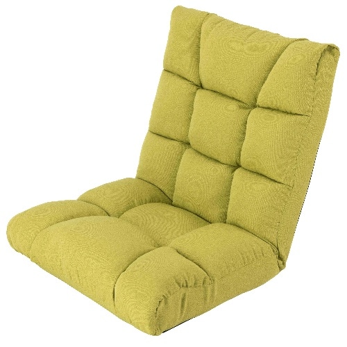 もこもこワイド座椅子 MMWZ-GN グリーン