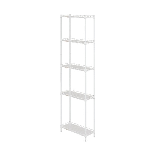 ルミナスラテ隙間ラック2045 5段WH [1個]