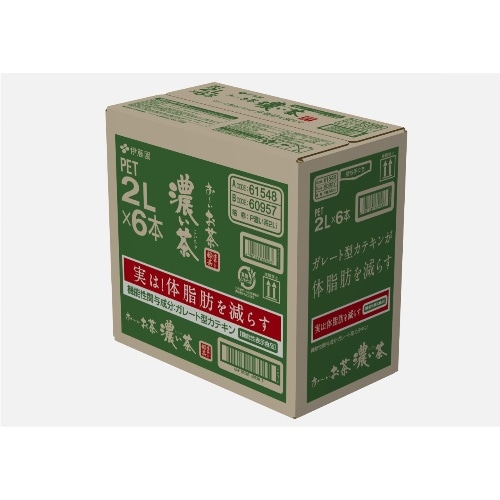 おーいお茶濃い茶 2L ケース [6本]