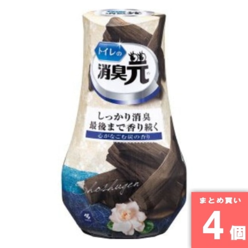 [取寄10][まとめ買い]【4個セット】トイレの消臭元心がなごむ炭の香り [4987072029664]