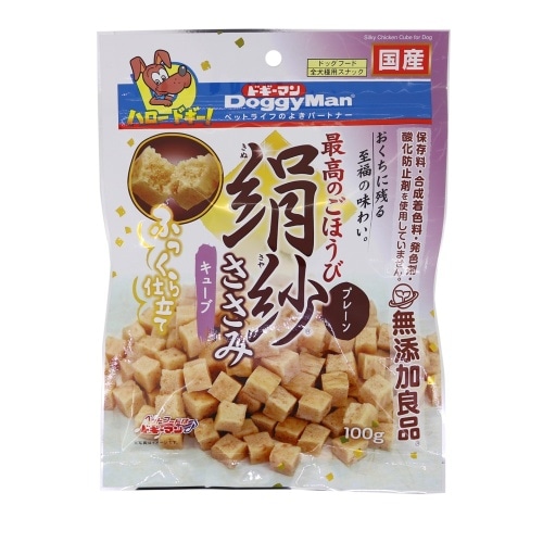 ドギーマン 絹紗キューブプレーン [100g]