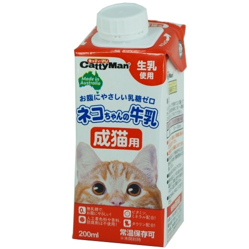 [取寄10]ドギーマン トーアネコちゃんの牛乳成猫用 [200ml][4974926010336]