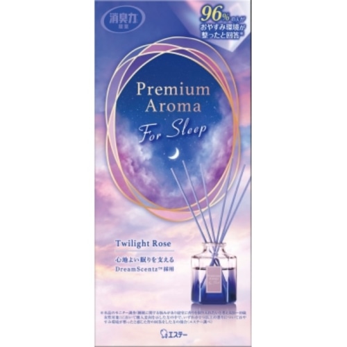 お部屋の消臭力 プレミアムアロマ ForSleepStick  本体トワイライトローズ 50ml