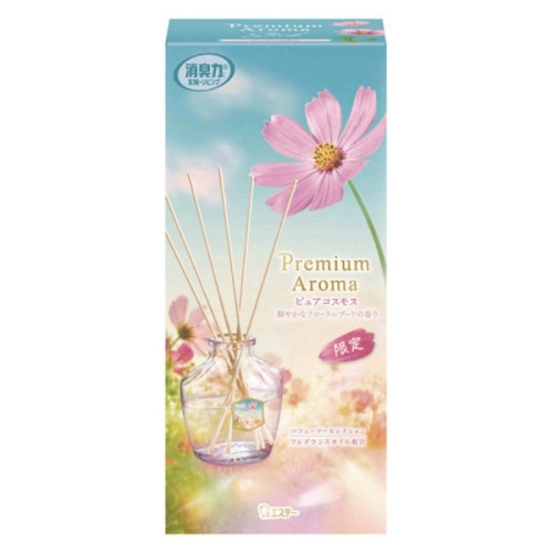 お部屋の消臭力 Premium Aroma Stick  ピュアコスモス 本体 65ml