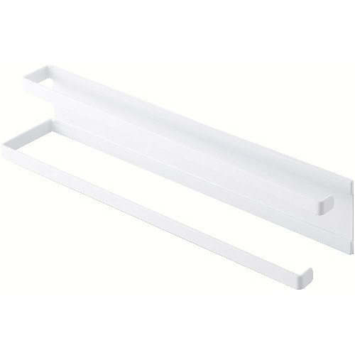 洗濯機横マグネットタオルハンガー2段 ホワイト [1個入り]