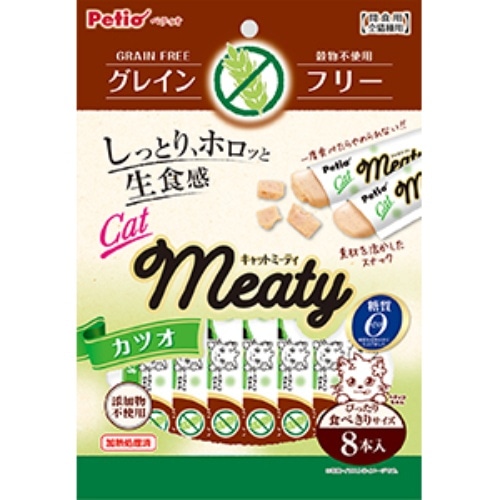 ペティオ ミーティグレインフリーカツオ8本