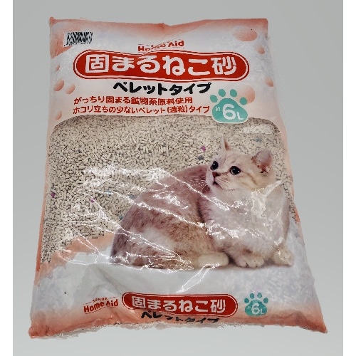 [取寄10]綿半パートナーズ 猫砂 ベントナイト(ペレット) 6L[4562150262968]