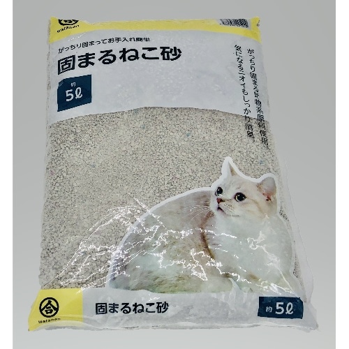 [取寄10]綿半パートナーズ 固まるねこ砂 5L[4589458425222]