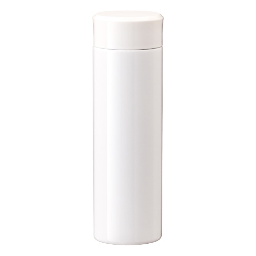 水筒 スリムマグ 500ml 超軽量 約190g 74℃以上 / 6時間 真空断熱 二重構造 WRSS-500WH ホワイト