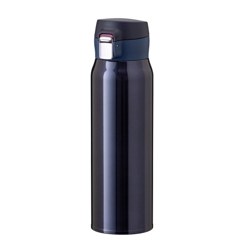 水筒 ワンタッチマグ 620ml 超軽量 約235g 73℃以上 / 6時間 真空断熱 二重構造 AREW-600NV ネイビー