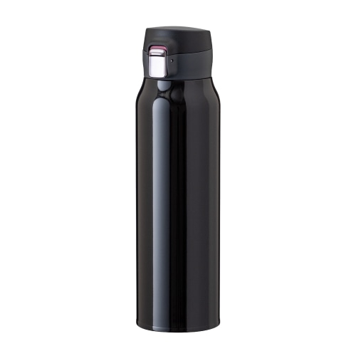 水筒 ワンタッチマグ  800ml 超軽量 約270g 77℃以上 / 6時間 真空断熱 二重構造 AREW-800BK ブラック