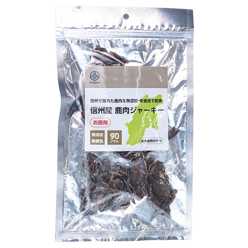 綿半パートナーズ 信州産鹿肉ジャーキー 90g