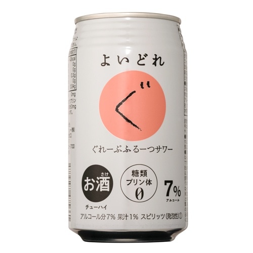 [取寄10]よいどれぐれーぷふるーつ 350ml 24本 [1箱]