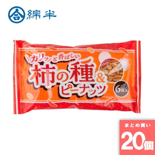 [取寄10][まとめ買い]【20個セット】柿の種＆ピーナッツ 6袋入 [4589458503081]