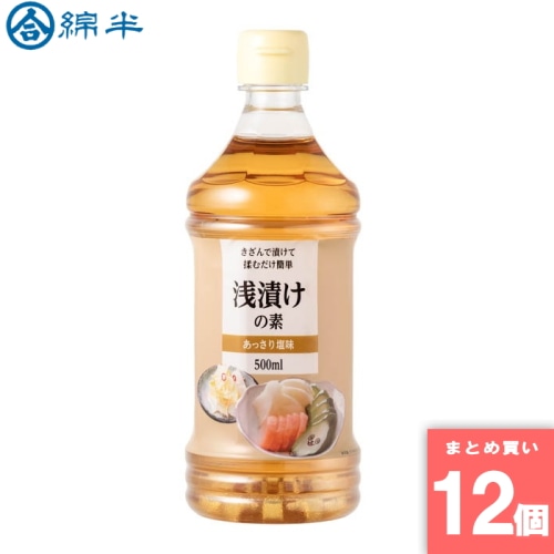 [取寄10][まとめ買い]【12個セット】浅漬けの素 500ml [4589458496468]