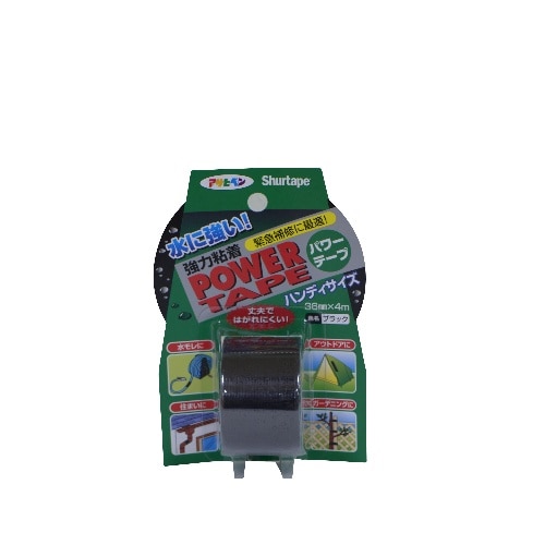 パワーテープミニ 36mm×4m T043 ブラック