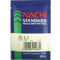 鉄工用ドリル 10本袋入 4.2mm
