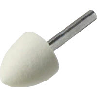 ヤナセ フェルト軸付ホイール 砲弾型 25×25×6mm HFT25