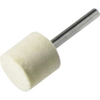 ヤナセ フェルト軸付ホイール 円筒型 25×25×6mm HFF25