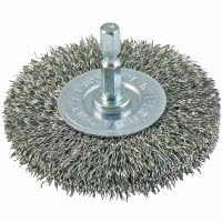 ヤナセ インパクト用軸付ホイール型ブラシ 鋼線 φ75 HKN75