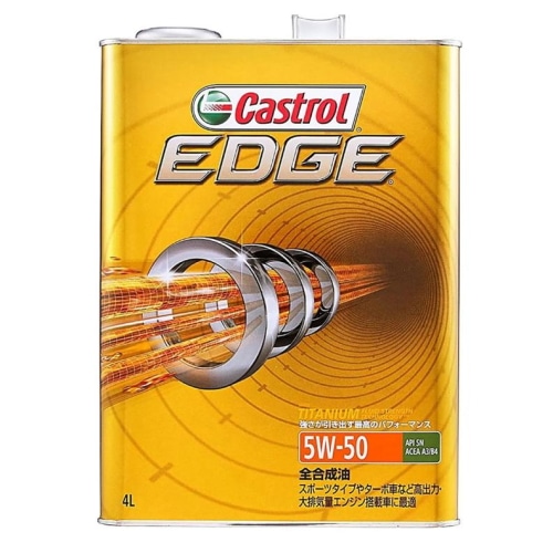[箱難ありB]Castrol EDGE Sprorts 5W-50 SN/CF 4L (ガソリン・ディーゼルエンジン両用)