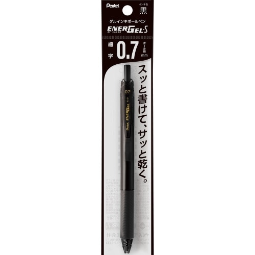ぺんてる エナージェルS 07 黒 XBL127-A [1本入り]