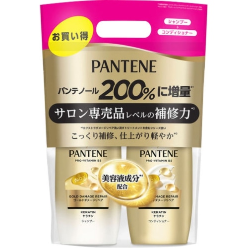 パンテーン ゴールドダメージリペア ポンプ2ステップ 380g＆380g