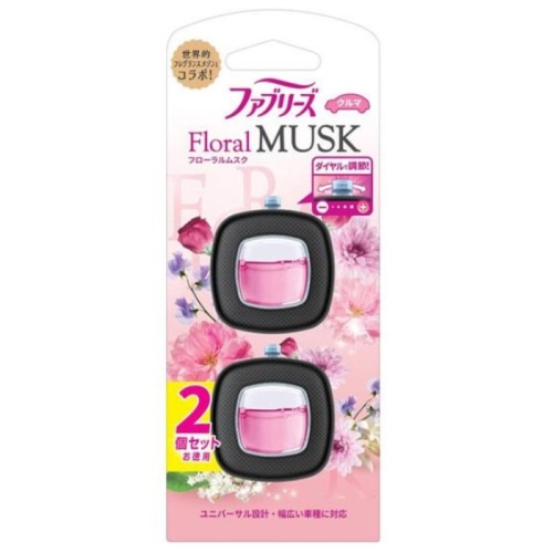 ファブリーズイージークリップ フローラルムスク 2個パック