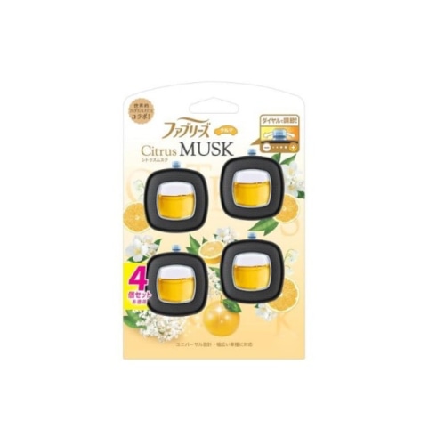ファブリーズイージークリップ シトラスムスク 4個パック