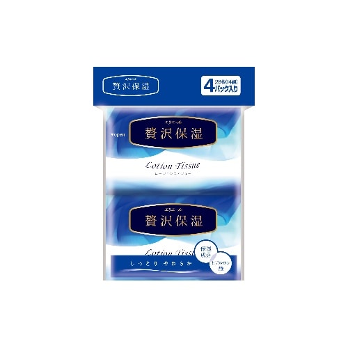 大王 新エリエール贅沢保湿ポケット14W×4P シロ